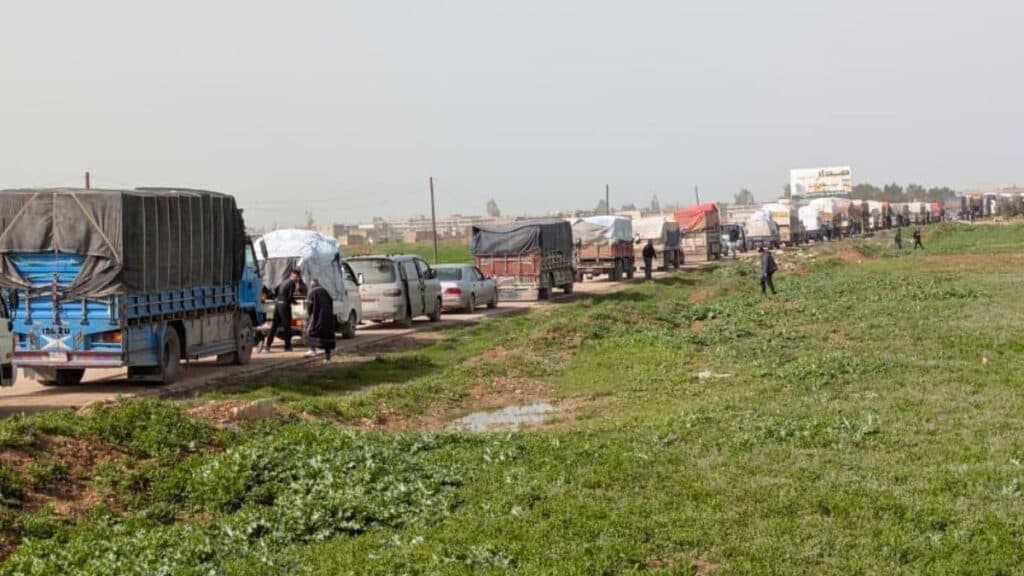 Second convoy of Afrin returnees leaves Qamishli under January accord