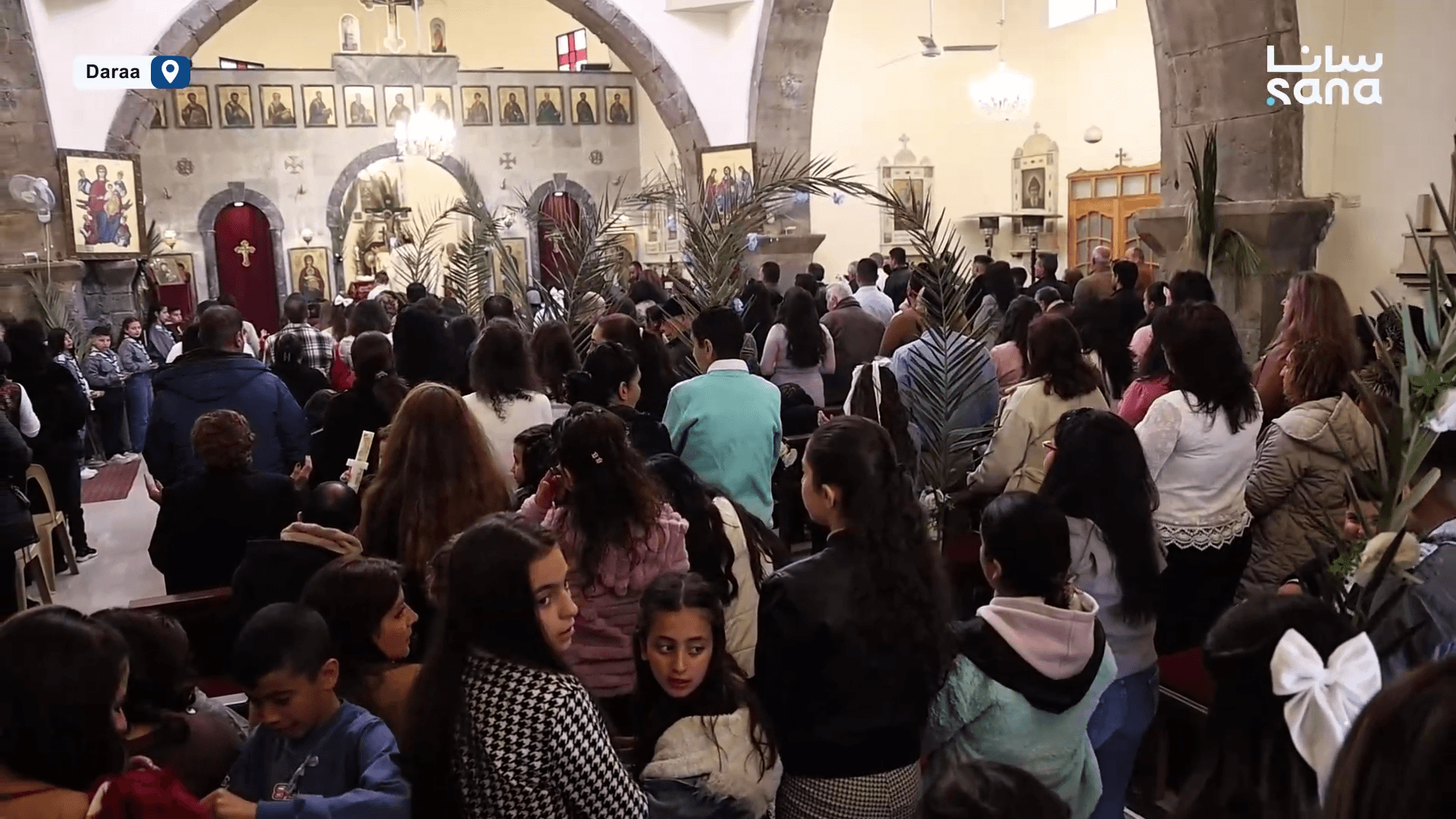 Palm Sunday rites and cultural events mark March commemorations across Syria
