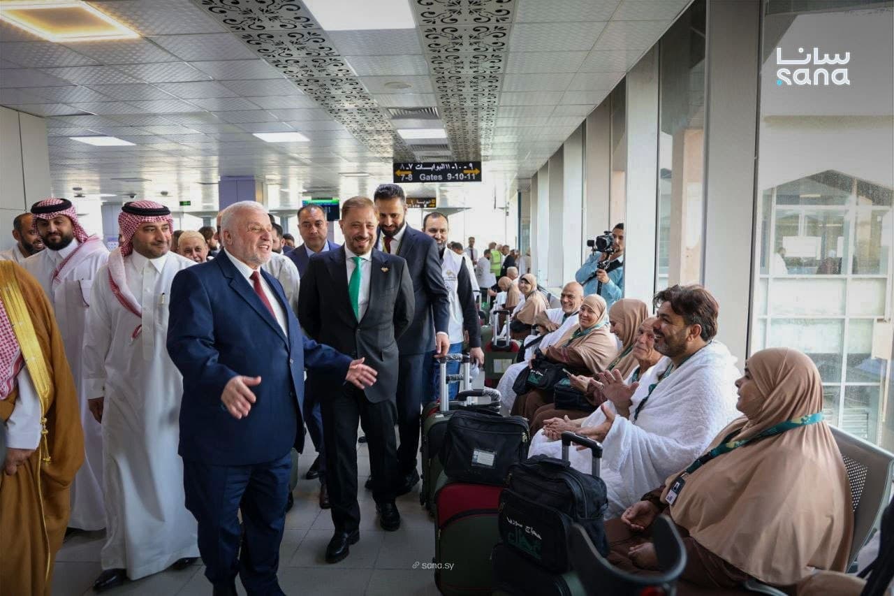 Damascus inspects Hajj operations as 22,500 Syrians depart; 'Mecca Route' planned