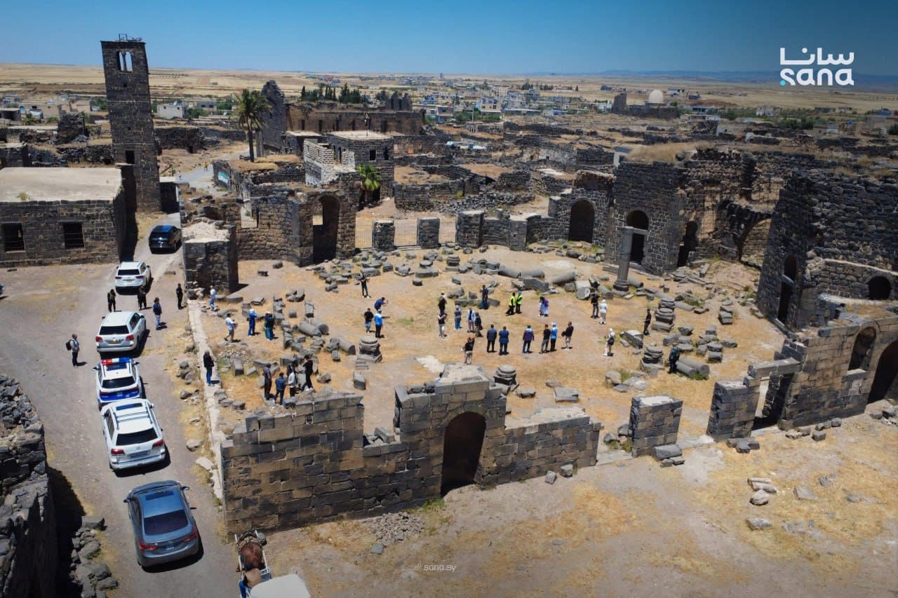 Spanish envoy visits Bosra, signals possible heritage cooperation