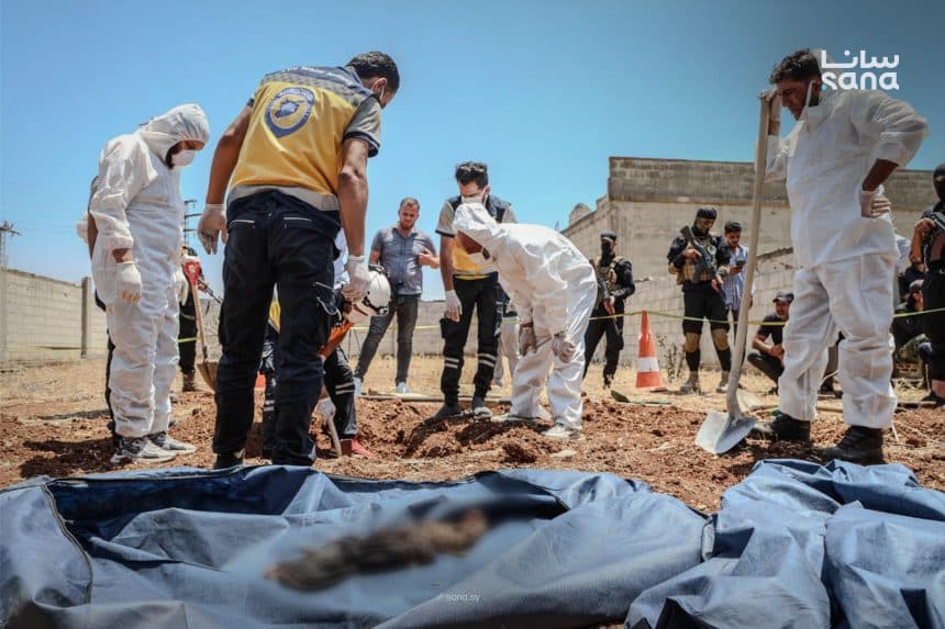 Mass grave found in Kafraa farm tied to era of deposed regime