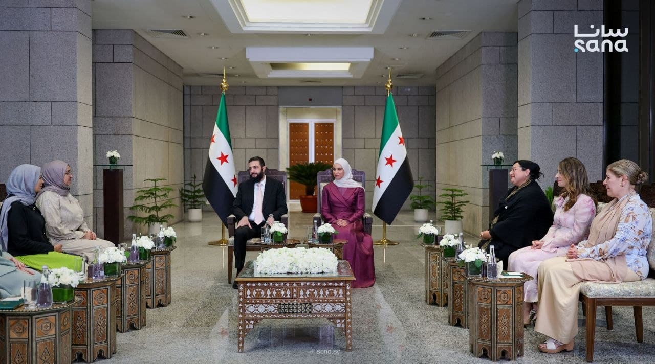 Syrian First Couple Hosts US-Based Women Professionals on Reconstruction Role